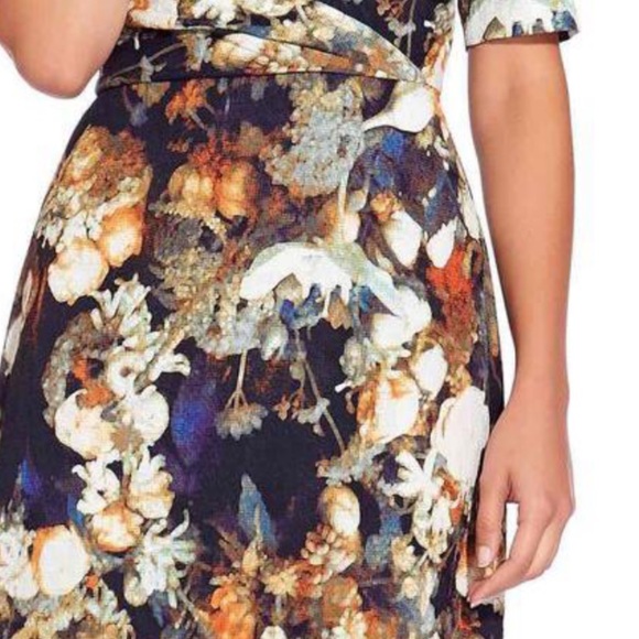 Adrianna Papell Multicolor Floral Dress - Picture 5 of 9